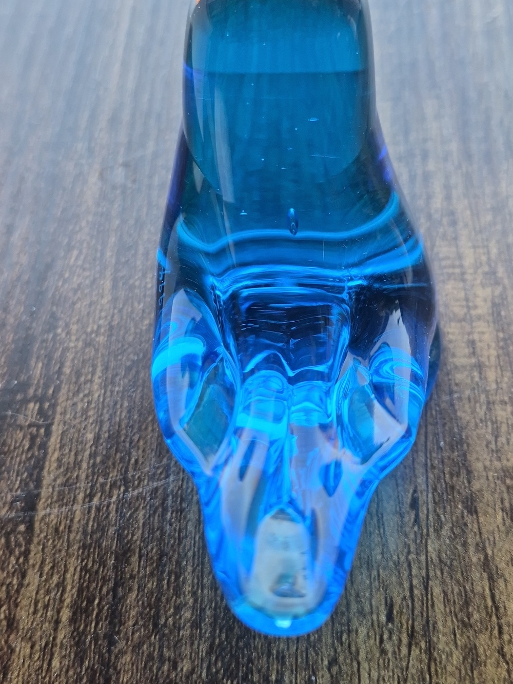 Signed Bluebird of Happiness Glass Figurine  Leo Ward 1994 - Picture 5 of 6